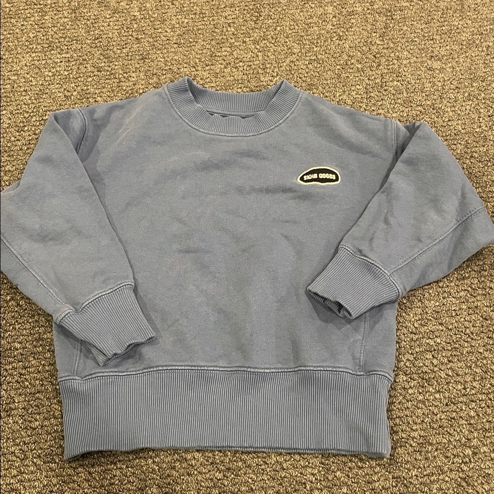 Blue Crewneck Zara Sweatshirt 6-7